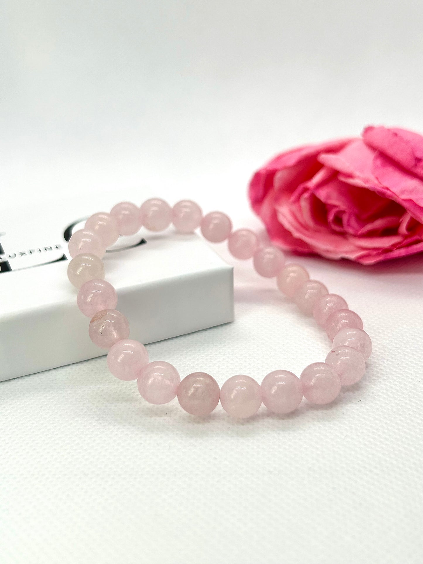 Rosenquarz Armband