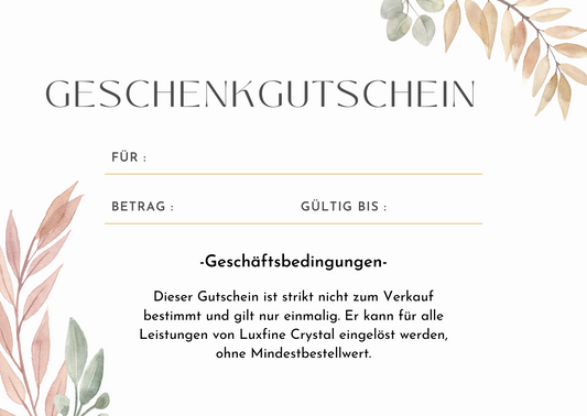 Geschenkgutschein