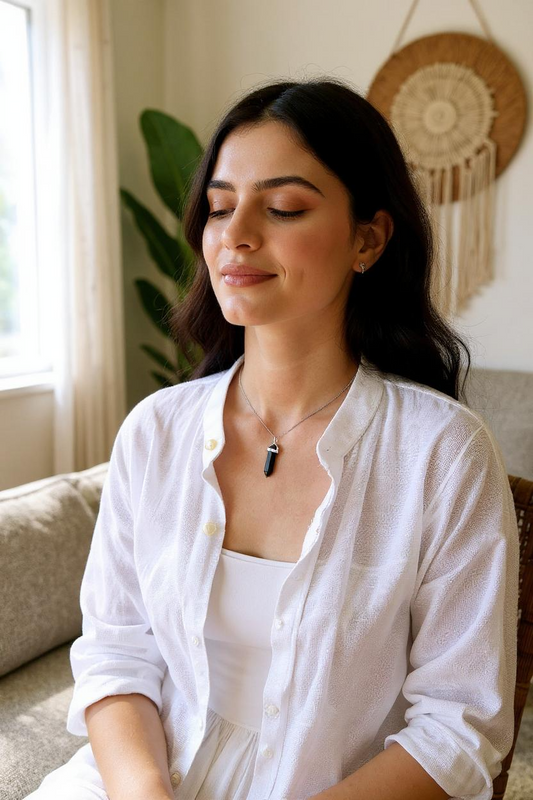 Dark Focus – Onyx Halskette