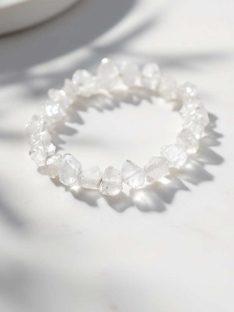 Bergkristall Splitterarmband