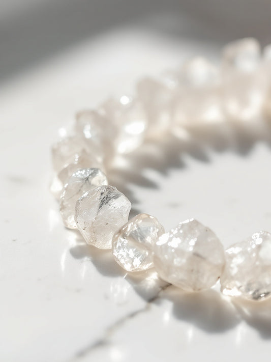 Bergkristall Splitterarmband