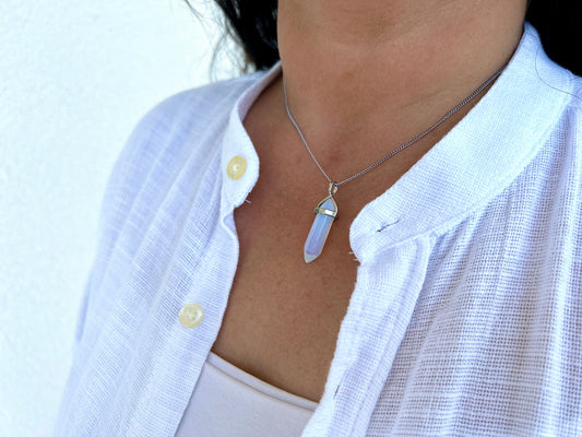 Moon Veil – Opalit Halskette