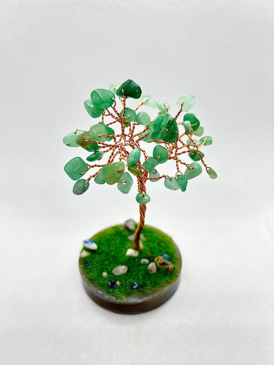 Aventurinbaum auf Achatbasis