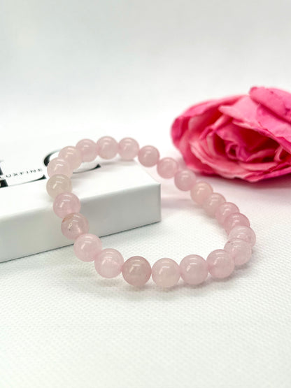 Rosenquarz Armband