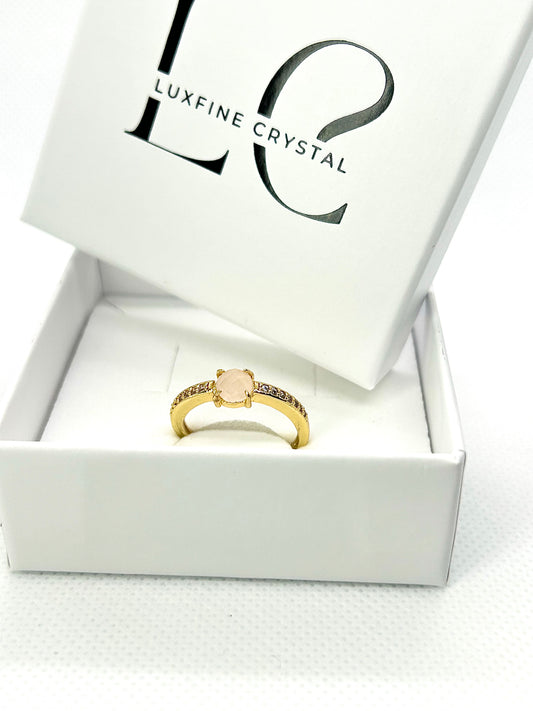 Rosenquarz Ring