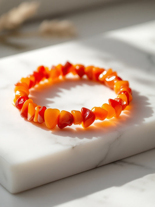 Karneol Splitterarmband
