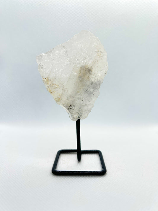 Selenit Metallständer