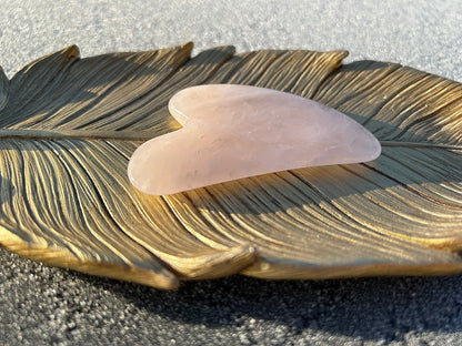 Rosenquarz Gua Sha Klein