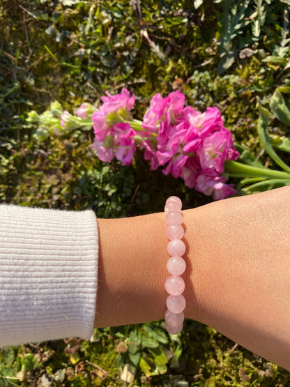 Rosenquarz Armband